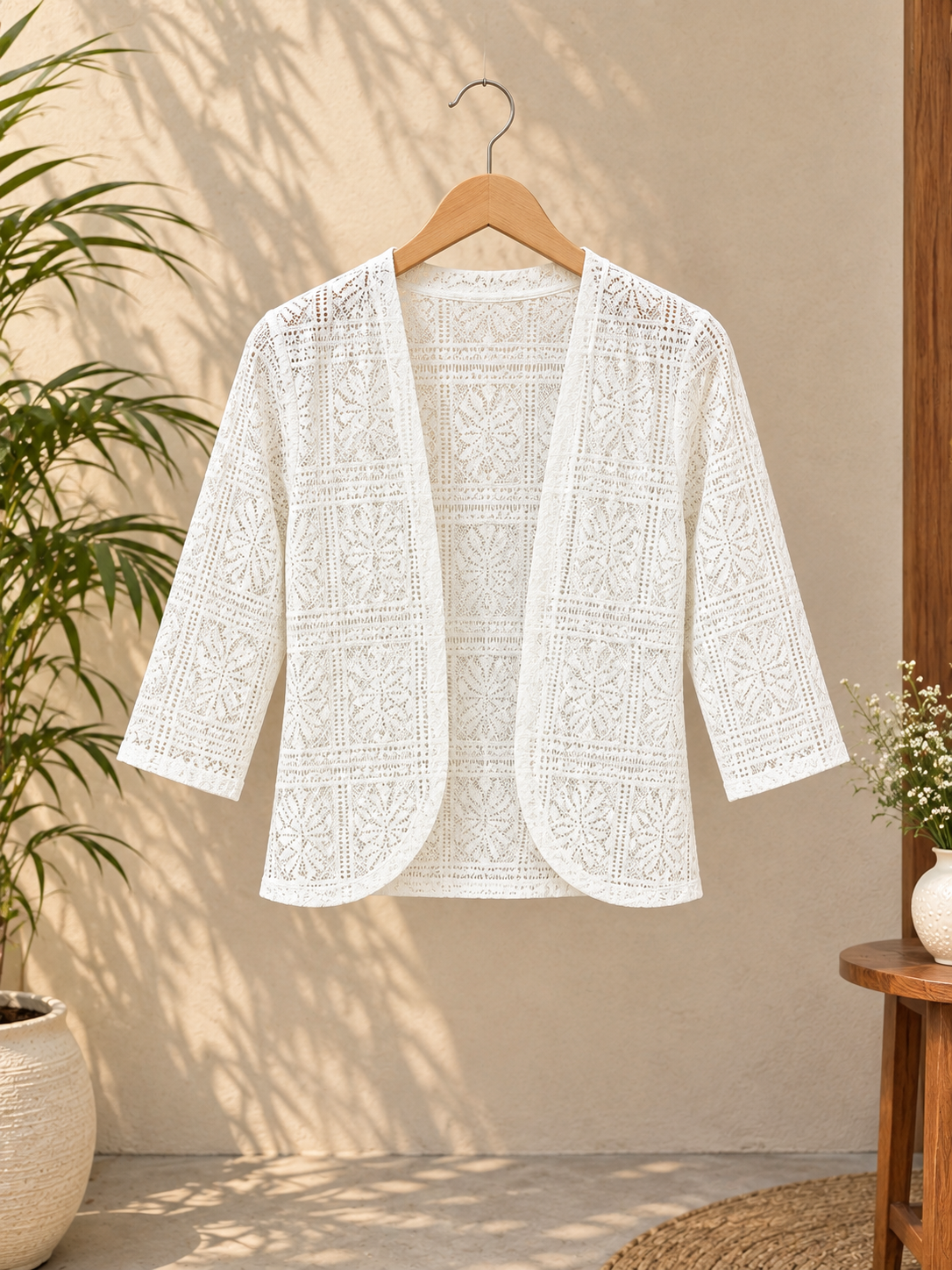 Midnight Muse Black White Shrug